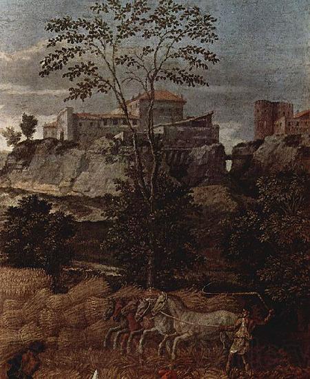 Nicolas Poussin Der Sommer, Detail Germany oil painting art